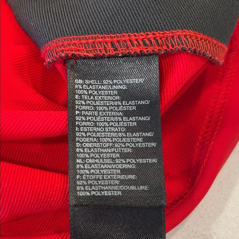 The North Face Men's Apex Bionic Softshell Jacket Red Grey Large